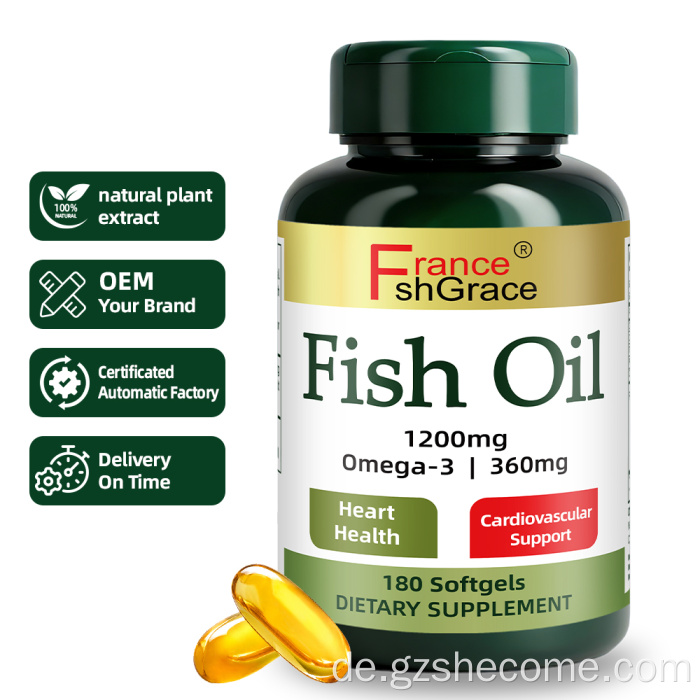 Shecome Fischöl-Kapseln EPA DHA Herzgesundheit